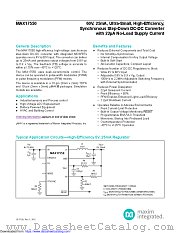 MAX17550 datasheet pdf MAXIM - Dallas Semiconductor