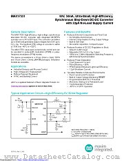 MAX17551ATB+T datasheet pdf MAXIM - Dallas Semiconductor