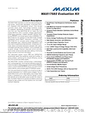 MAX17582EVKIT datasheet pdf MAXIM - Dallas Semiconductor