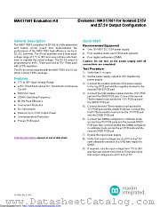 MAX17681EVKITE datasheet pdf MAXIM - Dallas Semiconductor