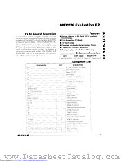 MAX176EVKIT-DIP datasheet pdf MAXIM - Dallas Semiconductor