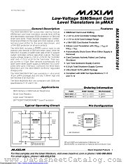 MAX1841EUB+ datasheet pdf MAXIM - Dallas Semiconductor