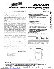 MAX1864TEEE-T datasheet pdf MAXIM - Dallas Semiconductor