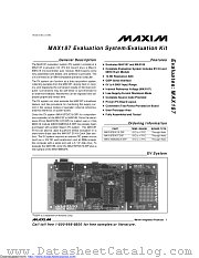 MAX187EVKIT-DIP datasheet pdf MAXIM - Dallas Semiconductor