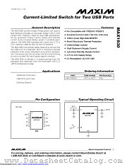 MAX1930ESA+T datasheet pdf MAXIM - Dallas Semiconductor