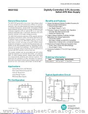 MAX1932ETC+ datasheet pdf MAXIM - Dallas Semiconductor
