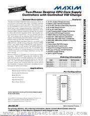 MAX1937EEI+T datasheet pdf MAXIM - Dallas Semiconductor