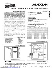 MAX194AEWE/GG8 datasheet pdf MAXIM - Dallas Semiconductor