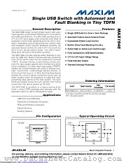 MAX1946ETA+T datasheet pdf MAXIM - Dallas Semiconductor