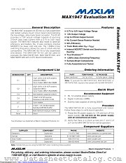 MAX1947EVKIT datasheet pdf MAXIM - Dallas Semiconductor