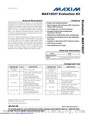 MAX19527EVKIT+ datasheet pdf MAXIM - Dallas Semiconductor