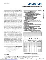 MAX19538ETL+T datasheet pdf MAXIM - Dallas Semiconductor