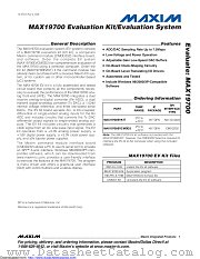 MAX19700EVCMOD2 datasheet pdf MAXIM - Dallas Semiconductor