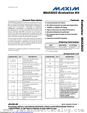 MAX2023EVKIT+ datasheet pdf MAXIM - Dallas Semiconductor
