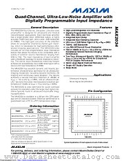 MAX2034CTM+T datasheet pdf MAXIM - Dallas Semiconductor