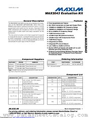 MAX2043EVKIT datasheet pdf MAXIM - Dallas Semiconductor