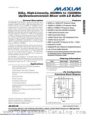 MAX2051EVKIT# datasheet pdf MAXIM - Dallas Semiconductor