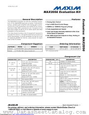 MAX2056EVKIT datasheet pdf MAXIM - Dallas Semiconductor