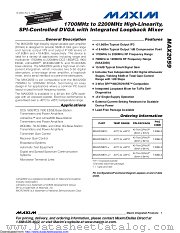 MAX2059ETL+T datasheet pdf MAXIM - Dallas Semiconductor