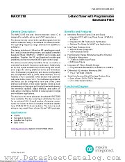 MAX2121BETI+T datasheet pdf MAXIM - Dallas Semiconductor