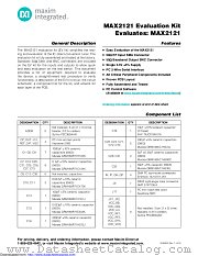 MAX2121EVKIT# datasheet pdf MAXIM - Dallas Semiconductor