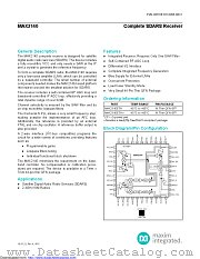 MAX2140ETH+CK3 datasheet pdf MAXIM - Dallas Semiconductor