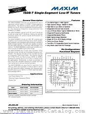 MAX2160EBG+T datasheet pdf MAXIM - Dallas Semiconductor