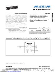 MAX2209EBS+T10 datasheet pdf MAXIM - Dallas Semiconductor