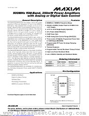MAX2232EEE+T datasheet pdf MAXIM - Dallas Semiconductor