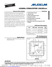 MAX2335 datasheet pdf MAXIM - Dallas Semiconductor