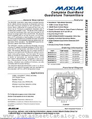 MAX2361ETM-B4A datasheet pdf MAXIM - Dallas Semiconductor