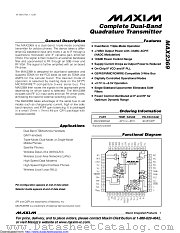 MAX2369EGM-D datasheet pdf MAXIM - Dallas Semiconductor