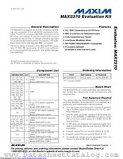 MAX2370EVKIT datasheet pdf MAXIM - Dallas Semiconductor