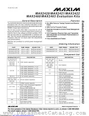 MAX2420EVKIT-SO datasheet pdf MAXIM - Dallas Semiconductor