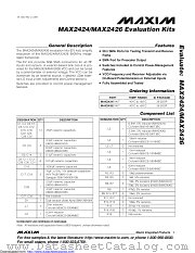 MAX2426EVKIT-SO datasheet pdf MAXIM - Dallas Semiconductor
