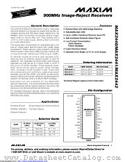 MAX2441EAI+ datasheet pdf MAXIM - Dallas Semiconductor
