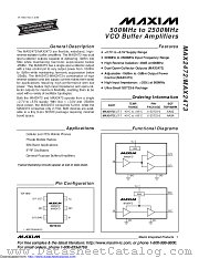 MAX2472EUT+T datasheet pdf MAXIM - Dallas Semiconductor