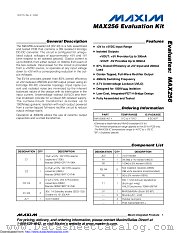 MAX256EVKIT datasheet pdf MAXIM - Dallas Semiconductor