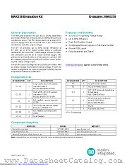 MAX258EVKIT datasheet pdf MAXIM - Dallas Semiconductor