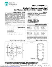 MAX270EPP+ datasheet pdf MAXIM - Dallas Semiconductor