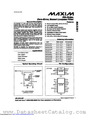 MAX281BCPA+ datasheet pdf MAXIM - Dallas Semiconductor