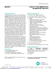 MAX2839ETN+ datasheet pdf MAXIM - Dallas Semiconductor