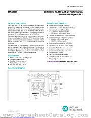 MAX2880ETP+TG2Z datasheet pdf MAXIM - Dallas Semiconductor