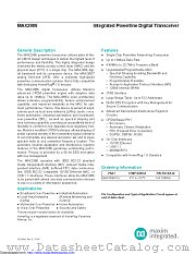 MAX2986EVB datasheet pdf MAXIM - Dallas Semiconductor