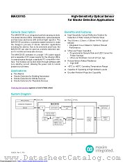 MAX30105EFD+ datasheet pdf MAXIM - Dallas Semiconductor