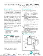 MAX3160CAP+T datasheet pdf MAXIM - Dallas Semiconductor