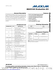 MAX3162EVKIT+ datasheet pdf MAXIM - Dallas Semiconductor