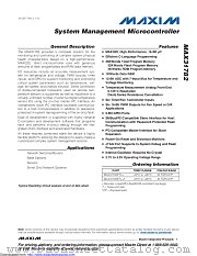 MAX31782ETL+ datasheet pdf MAXIM - Dallas Semiconductor
