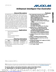 MAX31785AETL+ datasheet pdf MAXIM - Dallas Semiconductor