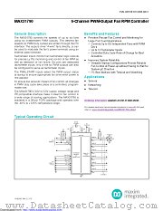 MAX31790ATI+T datasheet pdf MAXIM - Dallas Semiconductor